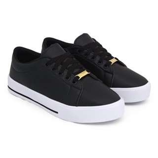 Tênis Feminino Sapatênis Confortável Várias Cores Detalhe Dourado em Oferta na Shopee