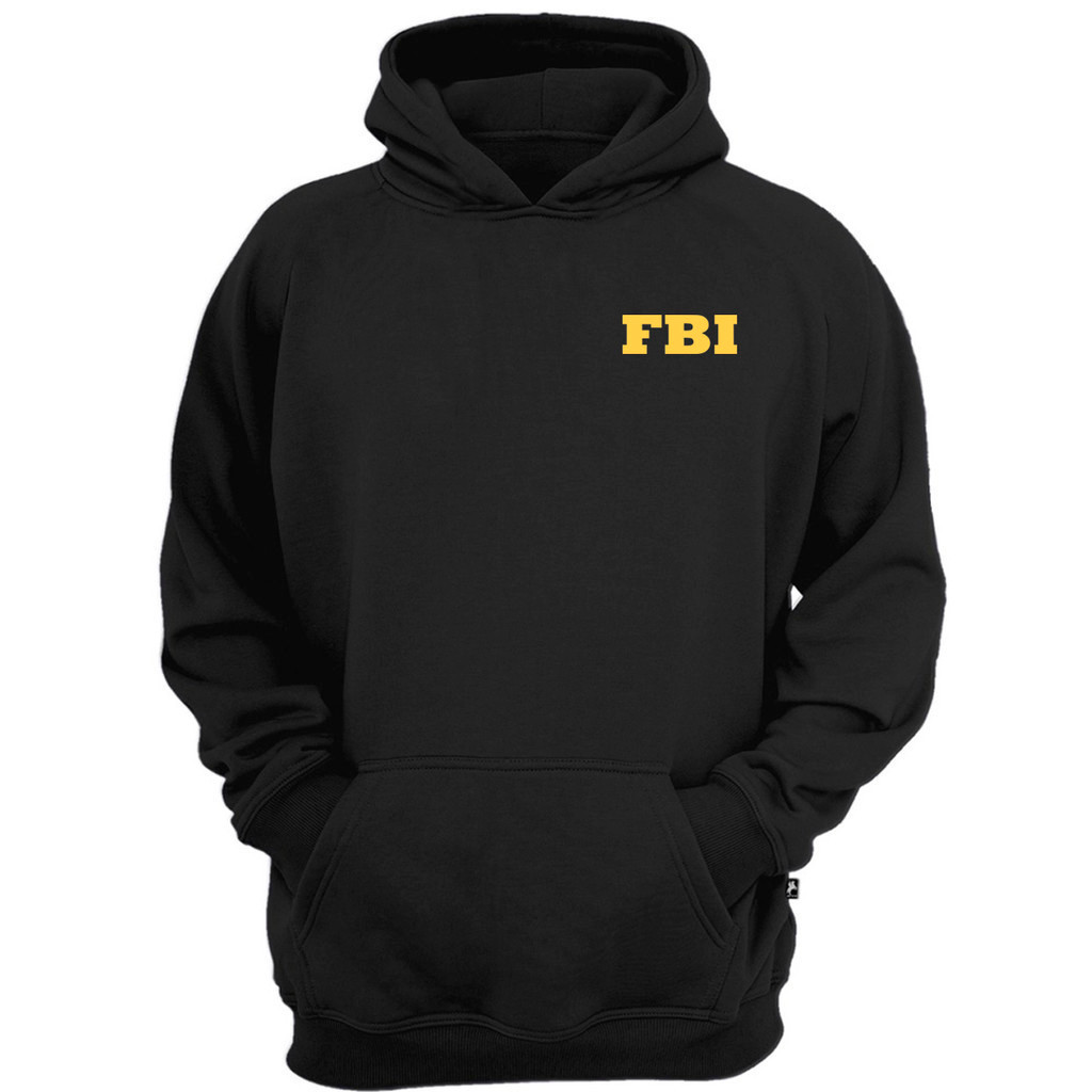 Casaco moletom FBI policia federal investigação