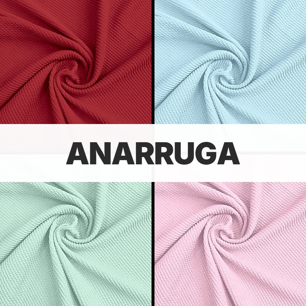 Tecido Anarruga RAZAI Premium | 96% Poliéster e 4% Elastano | Tecido sem transparência e texturizado