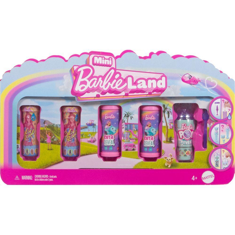 Barbie Mini BarbieLand Reveal Pacote com 5 - Mattel em Oferta na Shopee