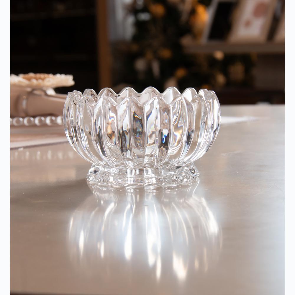 Bowl de Cristal Geneva 11cm x 7cm Wolff para Sobremesa Petiscos Frutas Molhos Mesa Posta Servir Decoração Elegante Casas · foto 2