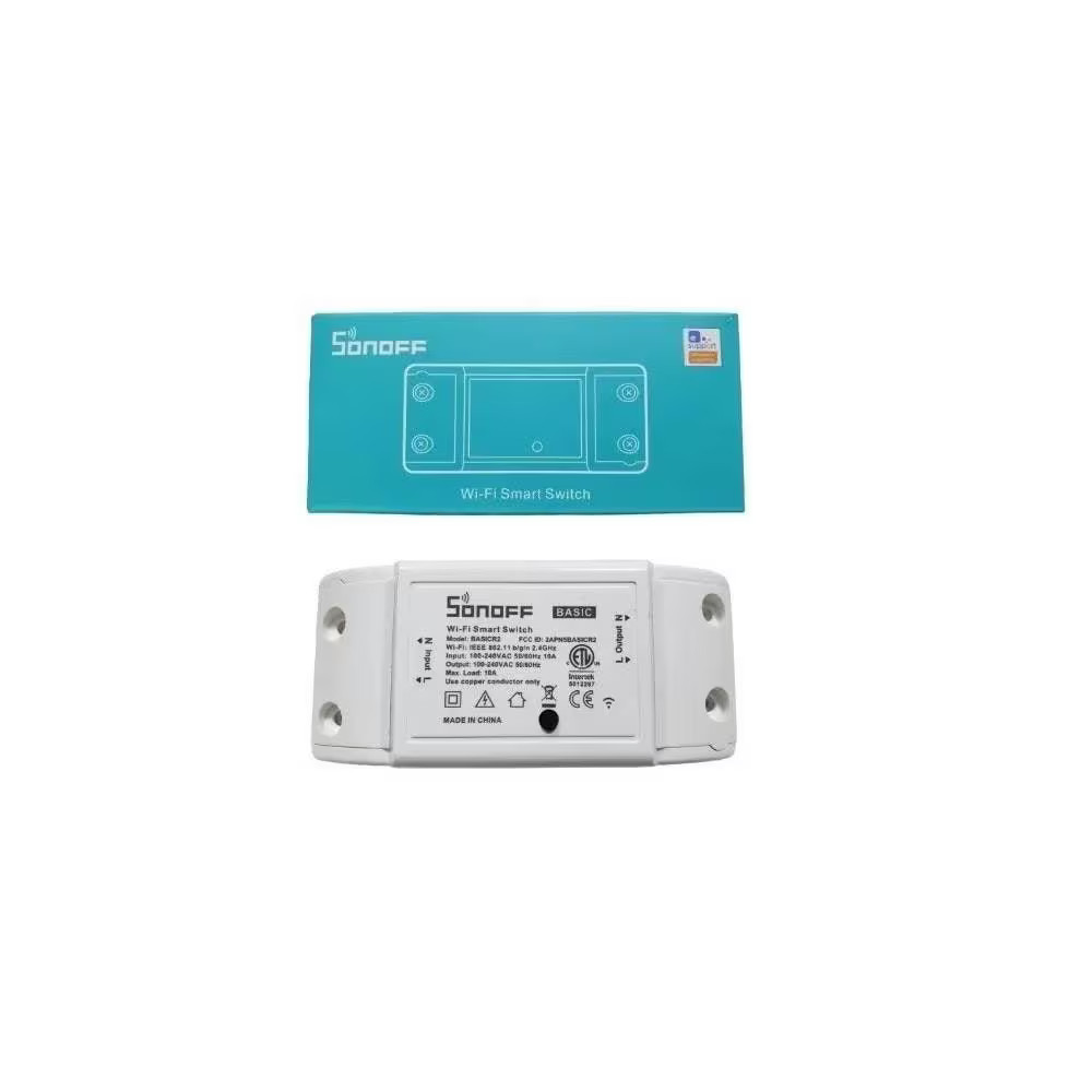 Interruptor Sonoff Modulo Basic R2 Wifi Automação Residencial e Comercial Compatível Alexa e Google