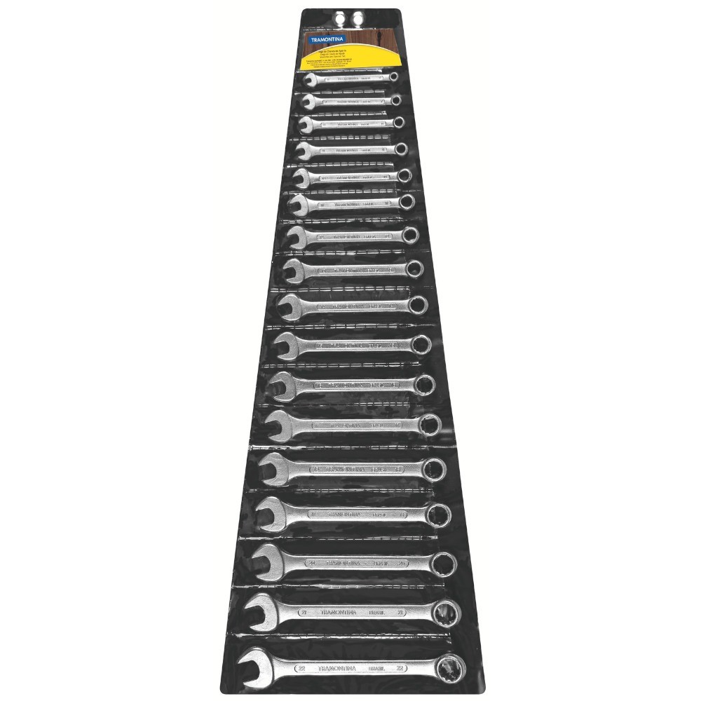 Jogo de chave combinada 6 a 22 mm 17 pçs - Tramontina em Oferta na Shopee