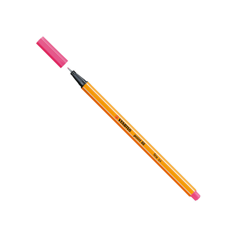 Caneta hidrográfica Fine Point 88/17 Rosa Chiclete Stabilo em Oferta na Shopee