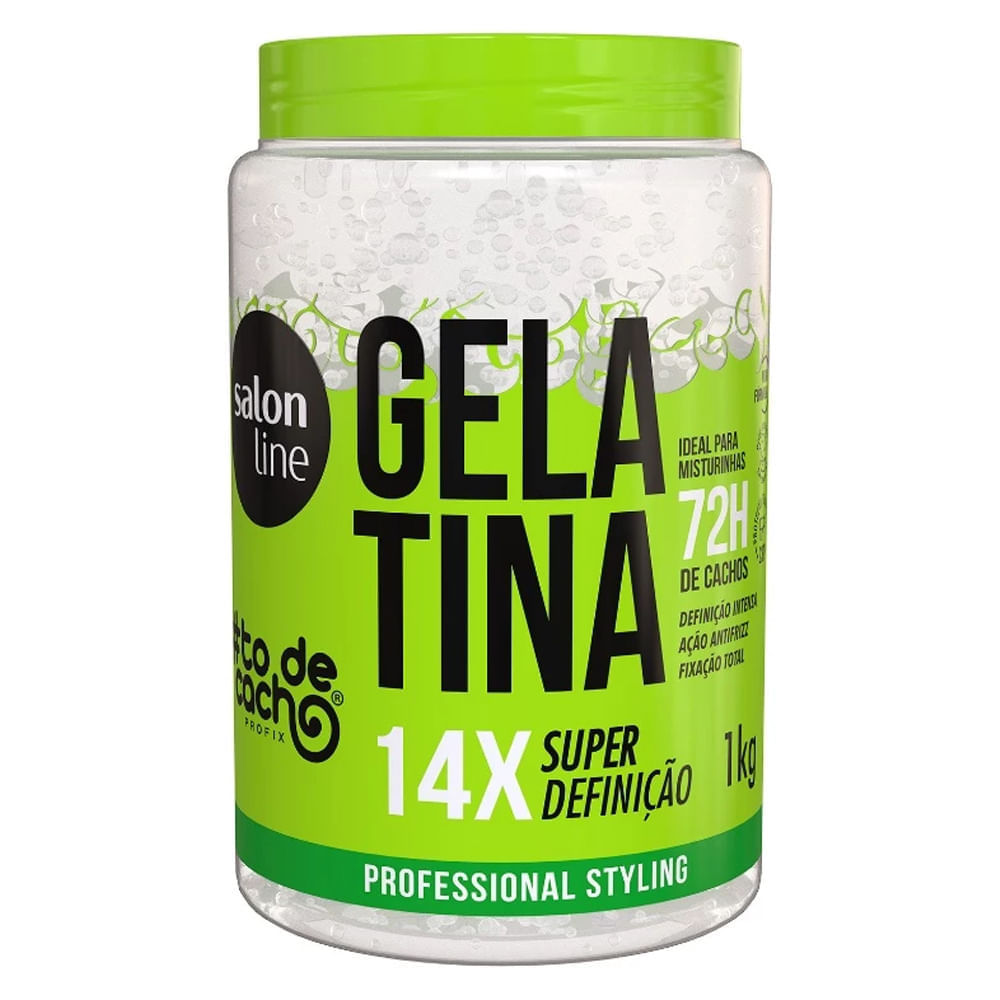Gelatina Salon Line #todecacho Super Definição 1kg em Oferta na Shopee
