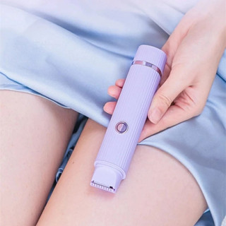 Depilador Elétrico Recarregável com Barbeador Duas Cabeças em Oferta na Shopee