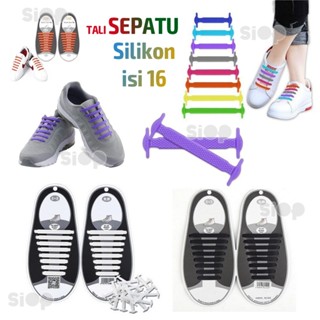 Cadarços Elásticos De Silicone Para Crianças E Adultos (16 Unidades) em Oferta na Shopee