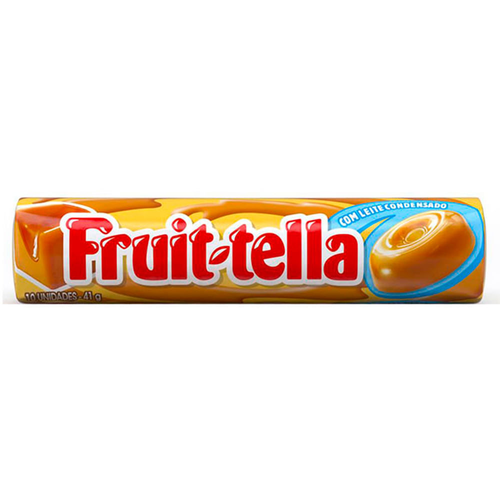 Bala Fruit-Tella Caramelo e Leite Condensado 10 Unidades em Oferta na Shopee