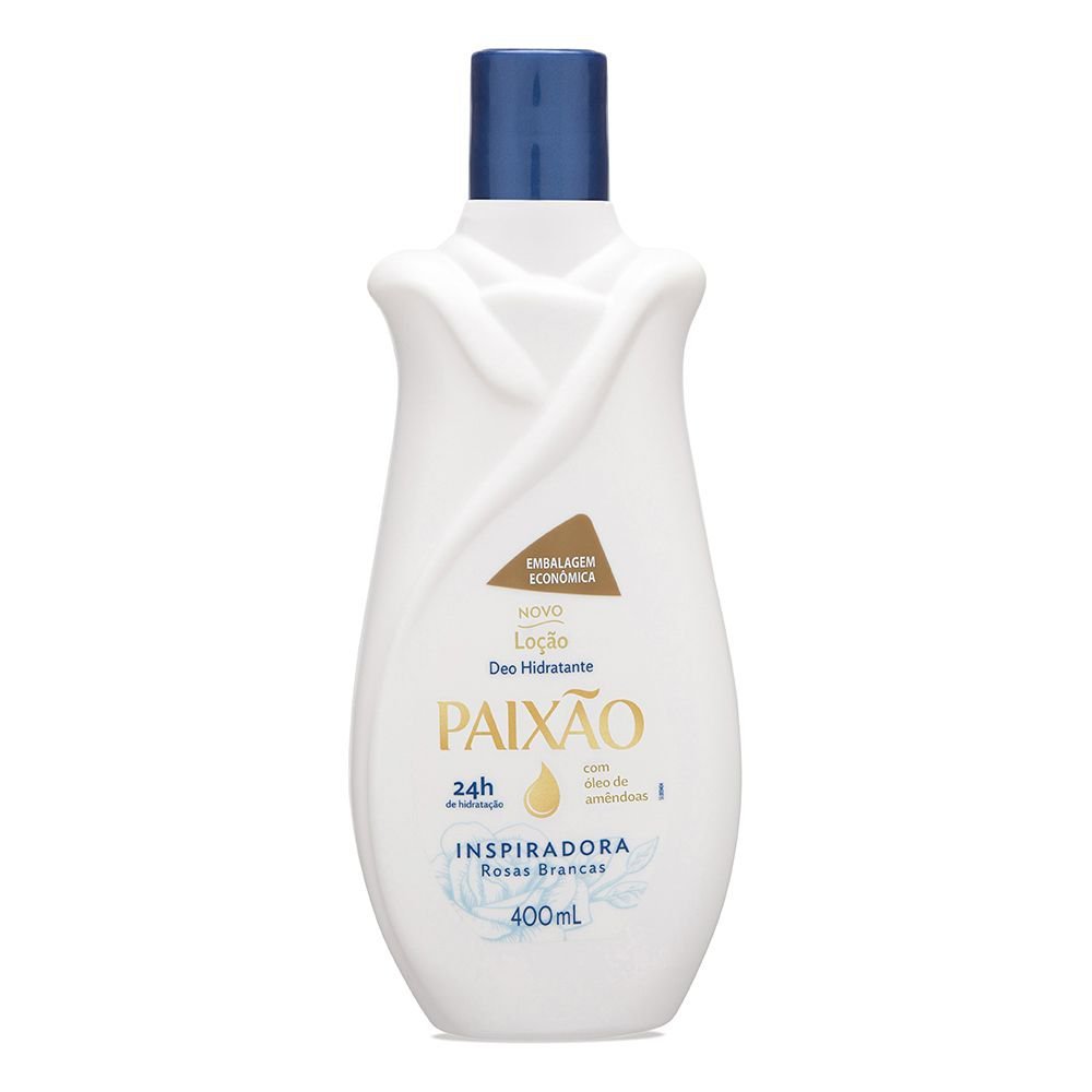Hidratante Paixão Inspiradora com Óleo de Amêndoas ação desodorante 400ml em Oferta na Shopee