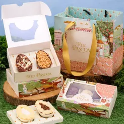 50 CAIXA P/ 6 DOCES PÁSCOA OU 2 OVOS 50G VILA ENCANTADA 5487 ( PASCOA JANGO 2026 )