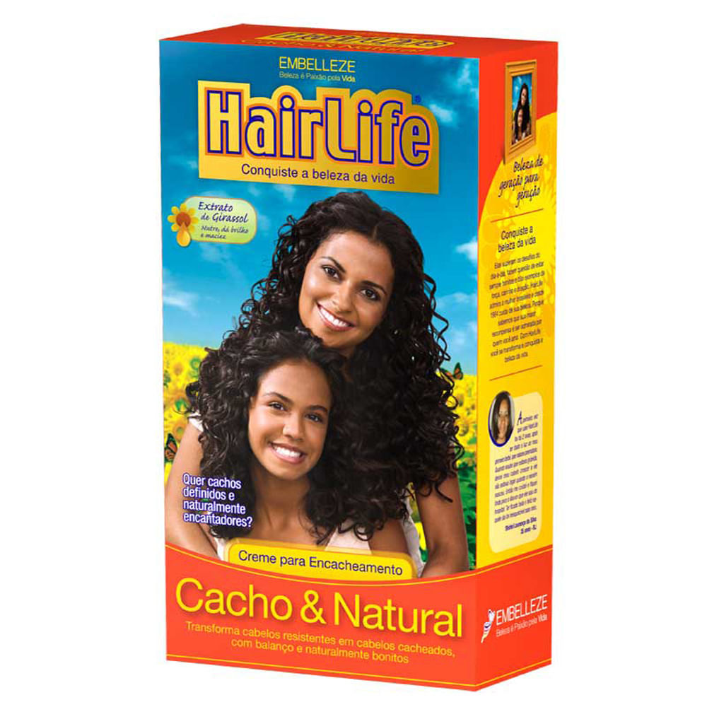 Alisante Hairlife Natural Cacho 180g em Oferta na Shopee