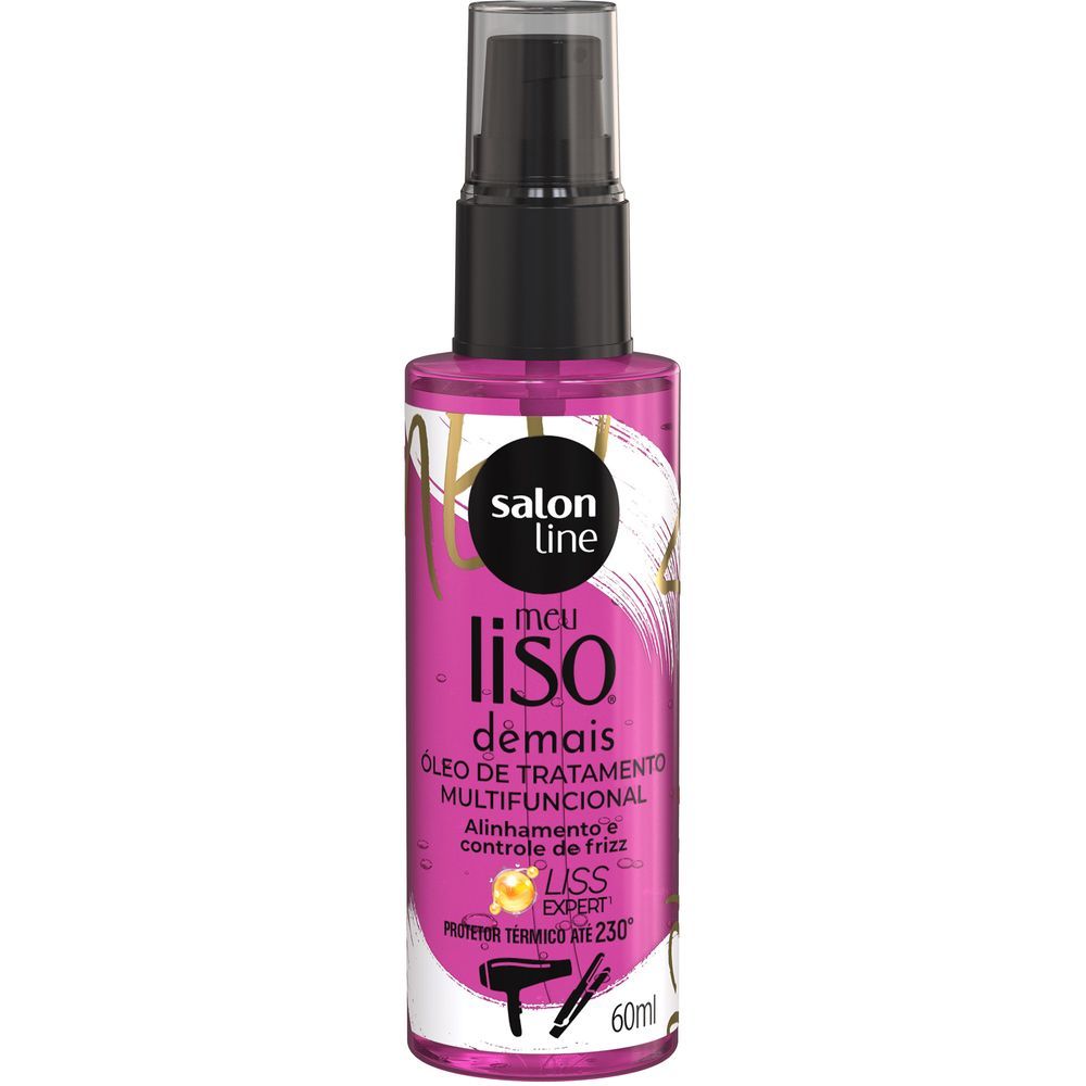 Óleo De Tratamento Multifuncional Salon Line Meu Liso Demais 60ml em Oferta na Shopee