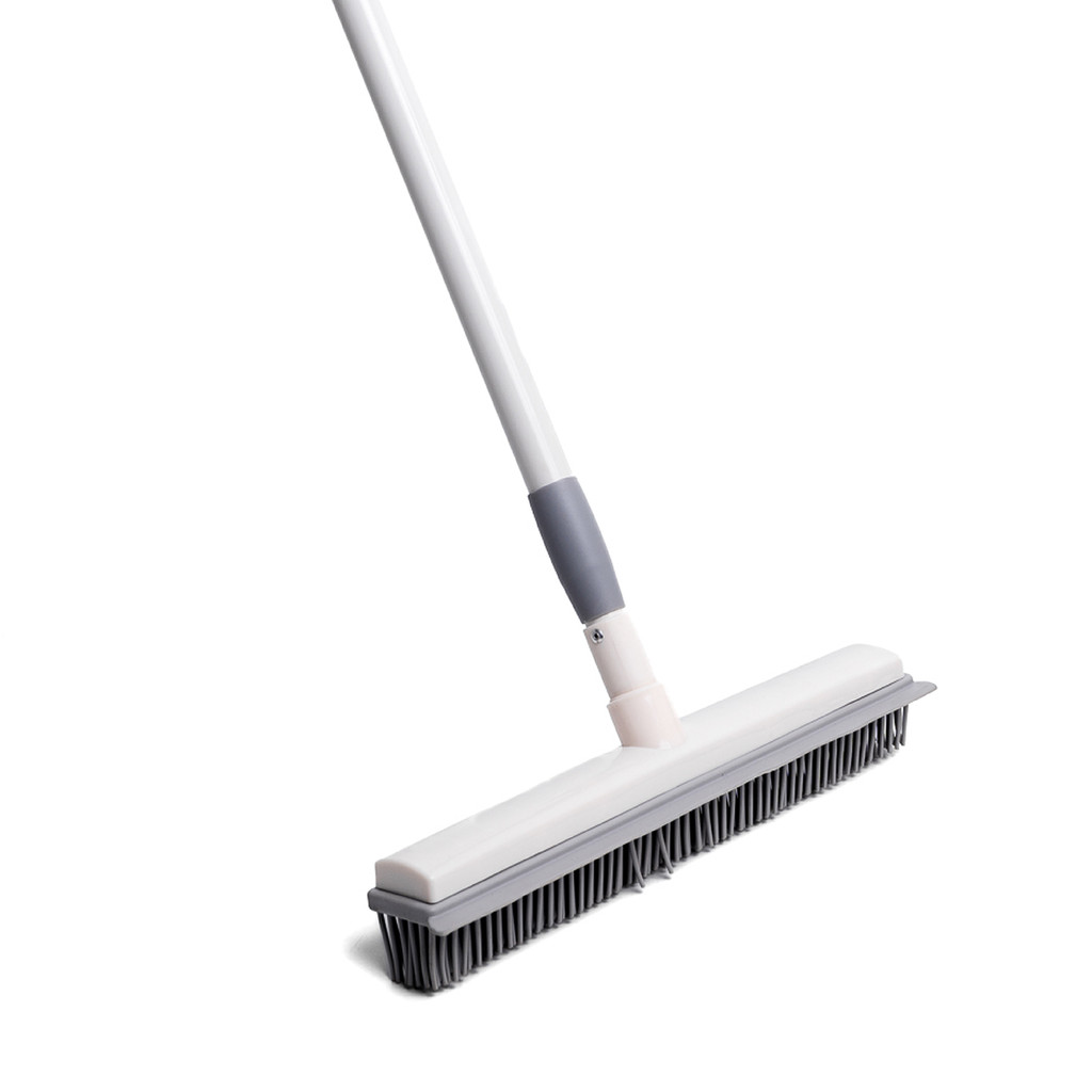 Vassoura Emborrachada com Rodo Multiuso 2 em 1 limpeza geral varre e seca - Simplo