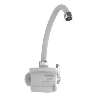 Torneira Eletrica Parede Plus 4t 5500w 220v Branca Cromada Branco Cromado 220v em Oferta na Shopee