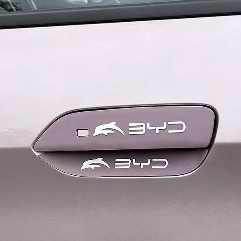 Para Byd Golfinho GS Maçaneta Da Porta Película Protetora À Prova De Riscos Modificado Adesivo Do Carro Decorativa
