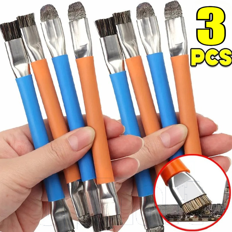 Kit De Limpeza Antiestática Profissional De 1/2/3 Unidades , Escova Para Tablet E Telefone Com Lente De Câmera Da Placa-