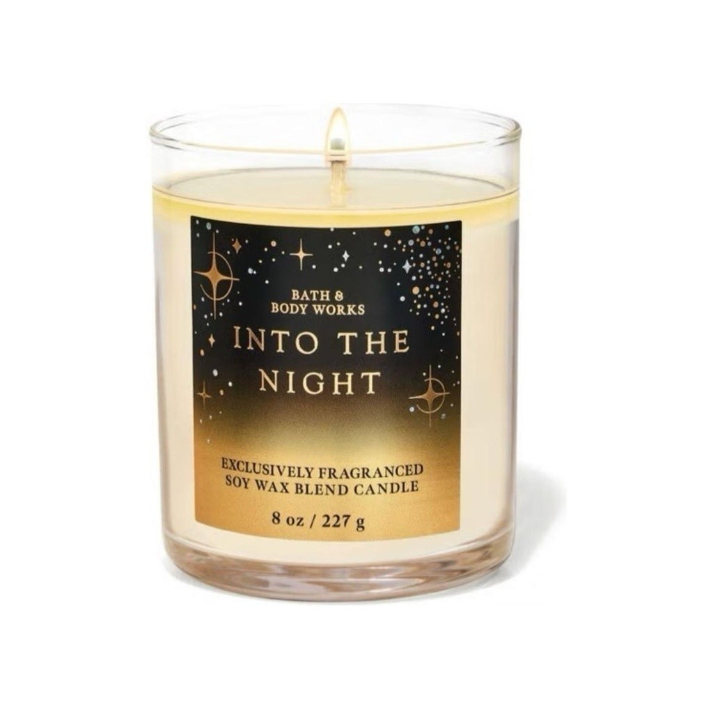 BATH & BODY WORKS - Vela Aromatizada 1 Pavio Into The Night 227g