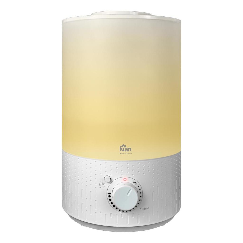Umidificador de Ar Ultrassônico e Aromatizador 3L Bivolt - Kian