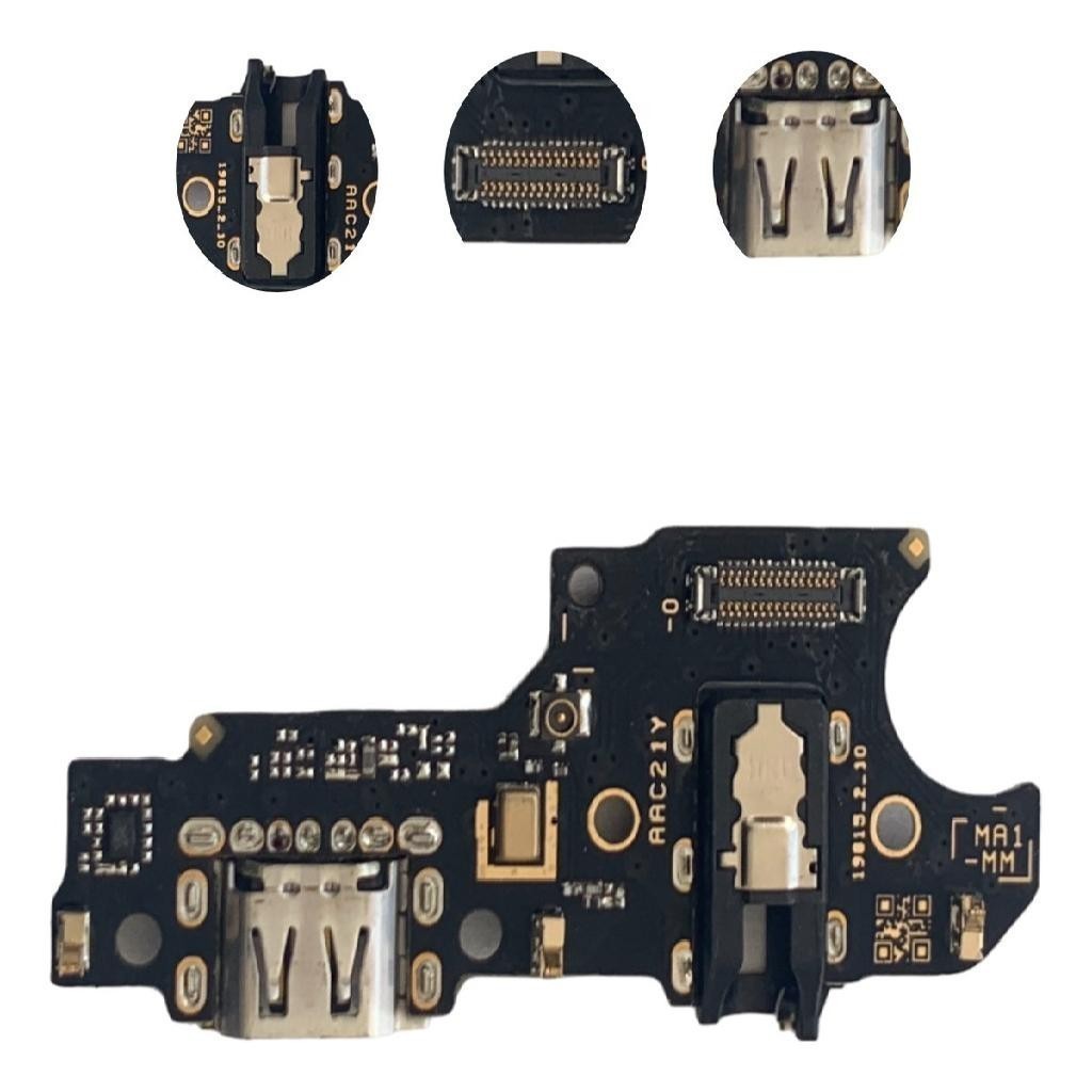 【Realme C21Y】RMX3261 / 3263 Celular Turbo Placa De Carga Conector Dock De Carga Promoção