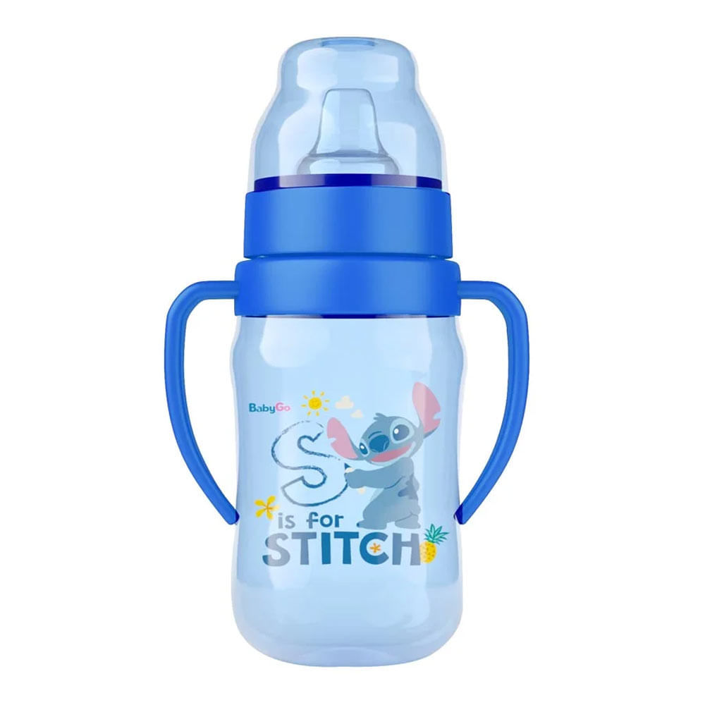 Copo Treinamento Stitch Com Alças 400ml Dermiwil em Oferta na Shopee