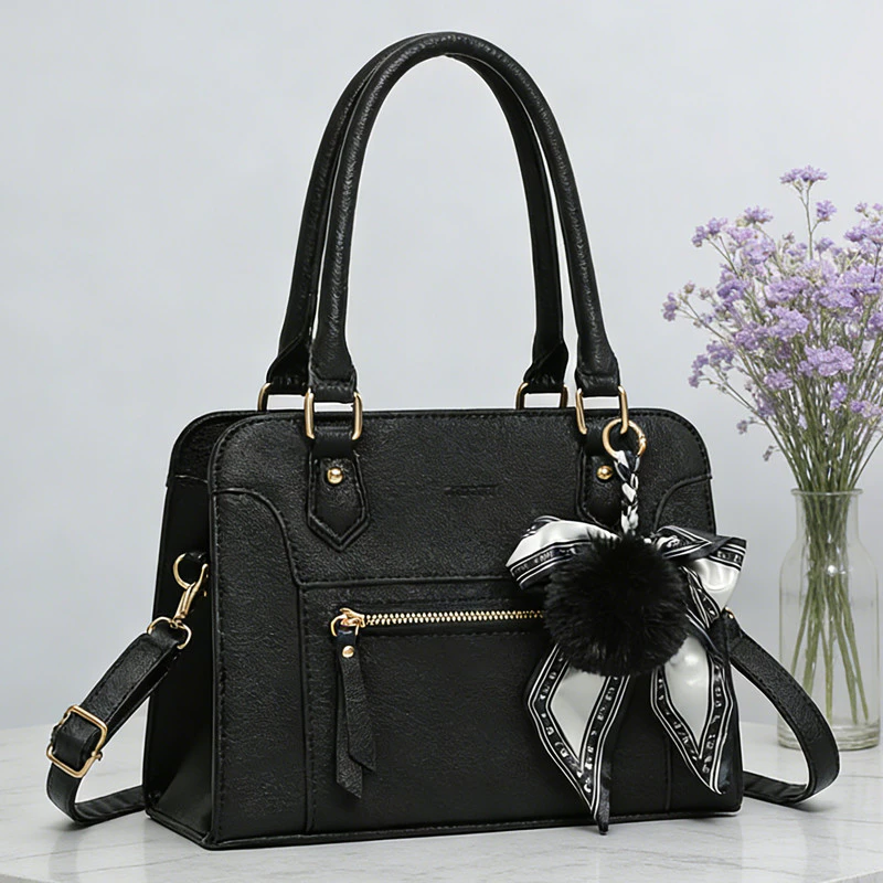 Bolsa Feminina de Couro Transversal — foto 2