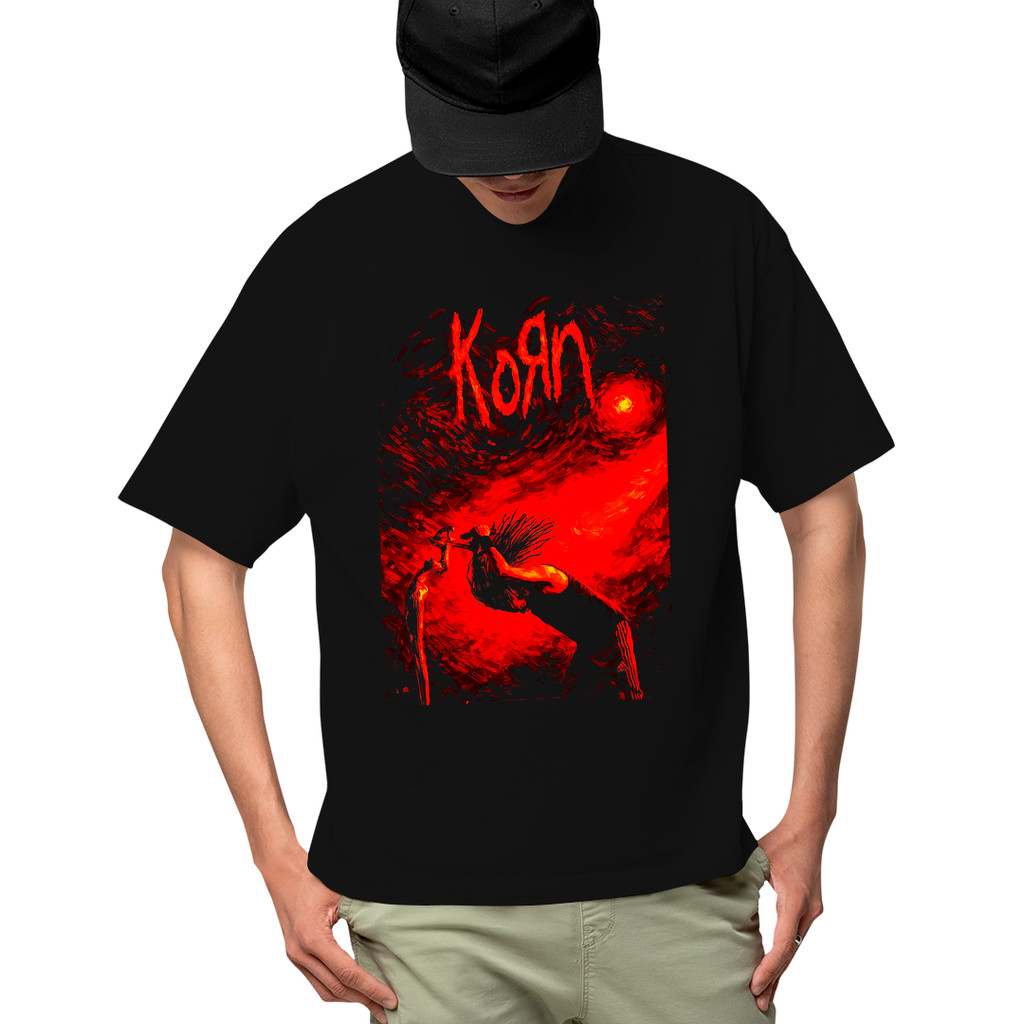 Camiseta Algodão Unissex Korn The Nothing Sun Camisa Masculina T-Shirt Feminina FC