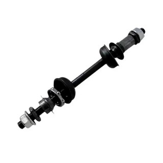Eixo Traseiro Paco 3/8 x 175 mm Com Caixa Colar Espaçador P/Cubo