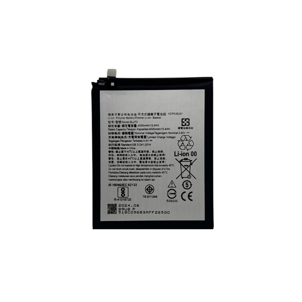 Flex Carga Ba-te-ria Bl270 Compativel K6 Plus E5 G6 Play Xt1922+ Garantia