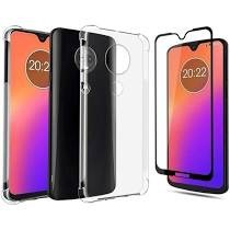 Kit Capa Anti Shock + Película De Vidro 3D G7 / G7 Plus em Oferta na Shopee