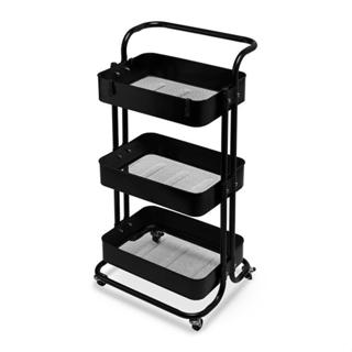 Carrinho Organizador Multiuso Zinnia Allure ZO1, Preto, ZNC-ALLR-BK01 em Oferta na Shopee