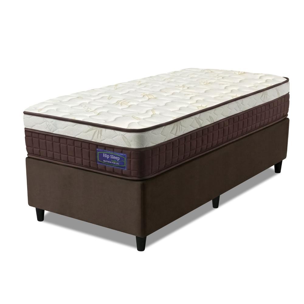 Cama Box Colchão Solteiro Molas Superlastic Euro Pillow Start 88x188x62cm Apolo