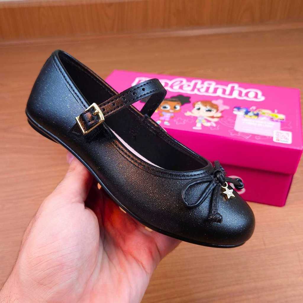 MOLEKINHA SAPATILHA BONECA FOFA CONFORTAVEL ESTILOSA BRILHO REF 2502.1009