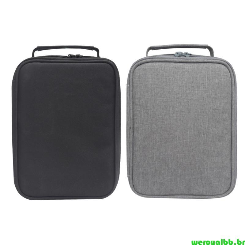 weroyalbb Bolsa Transporte Para Laptop, Bolso, 4 Divisórias Elásticas À Prova D, Malha Acessórios, Durabi