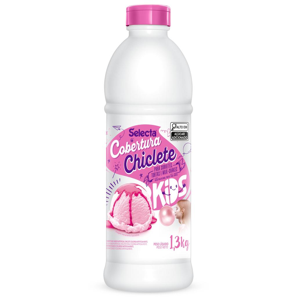 Cobertura Taca Selecta Kids Chiclete 1,3kg
