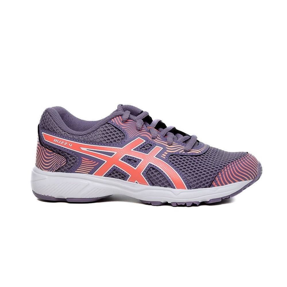 Tênis Asics Buzz 4 Infantil Original Leve Conforto Escola Dia a Dia Menino Menina