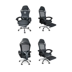 Cadeira Escritório Confortável Ergonômica Premium 360 Com Encosto Para As Pernas