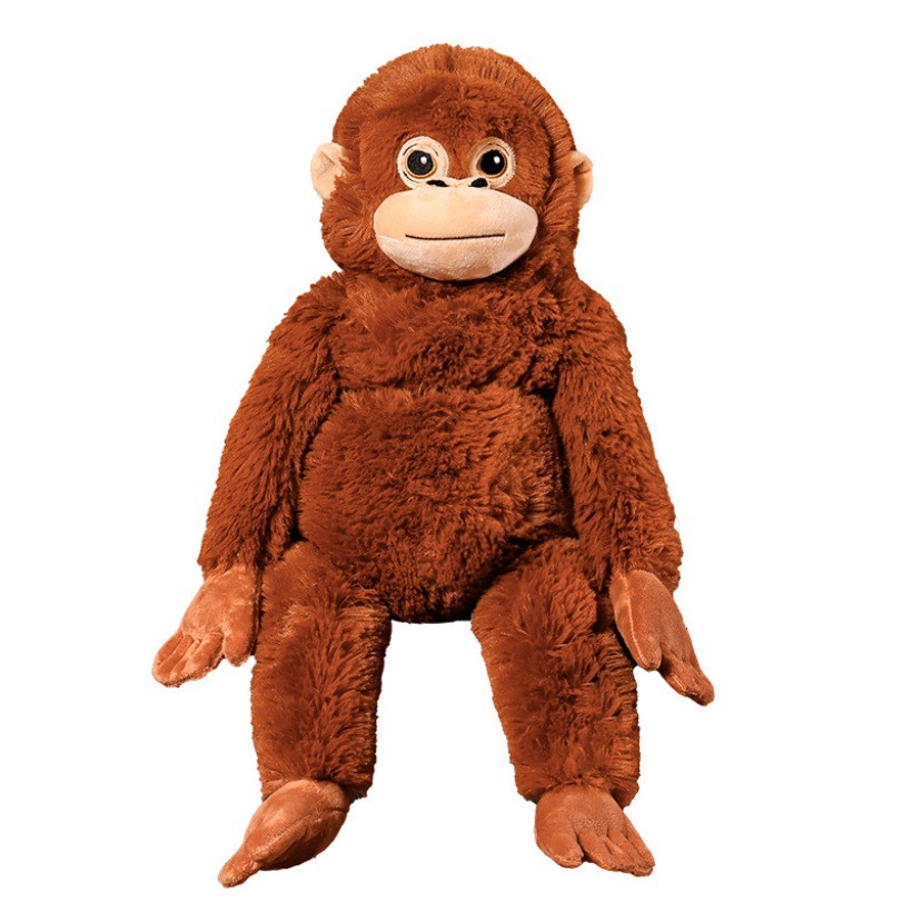 Super Macio Toque Gorila Brinquedo De Pelúcia Braço Longo Macaco Boneca Cortina Criativa Pendurado Bebê Companheiro Deco