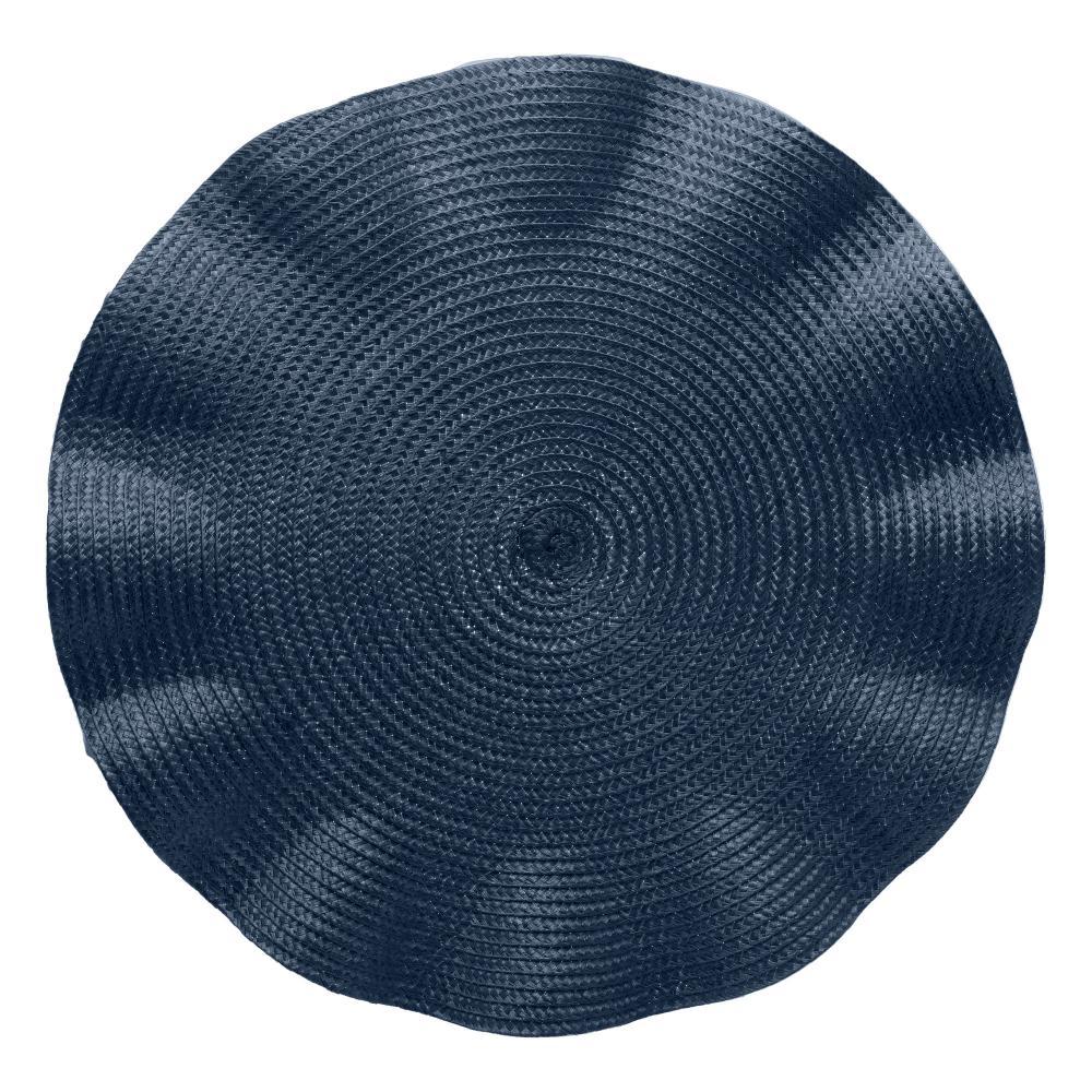 Lugar Americano Wolff Babado de Poliéster Azul em Oferta na Shopee