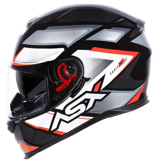 Capacete Asx Eagle SV Fast Com Óculos Interno Fechado Integral Masculino Feminino