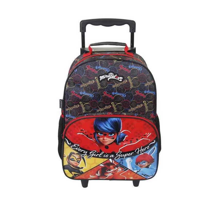 MOCHILA DE RODINHA MIRACULOUS DERMIWIL