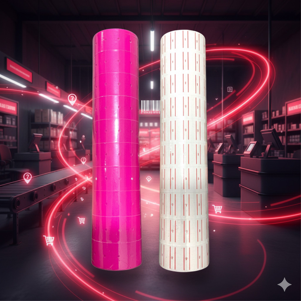 Refil Etiqueta Etiquetadora - 10 Rolos Com 300 Unidades Em Cada Rolo