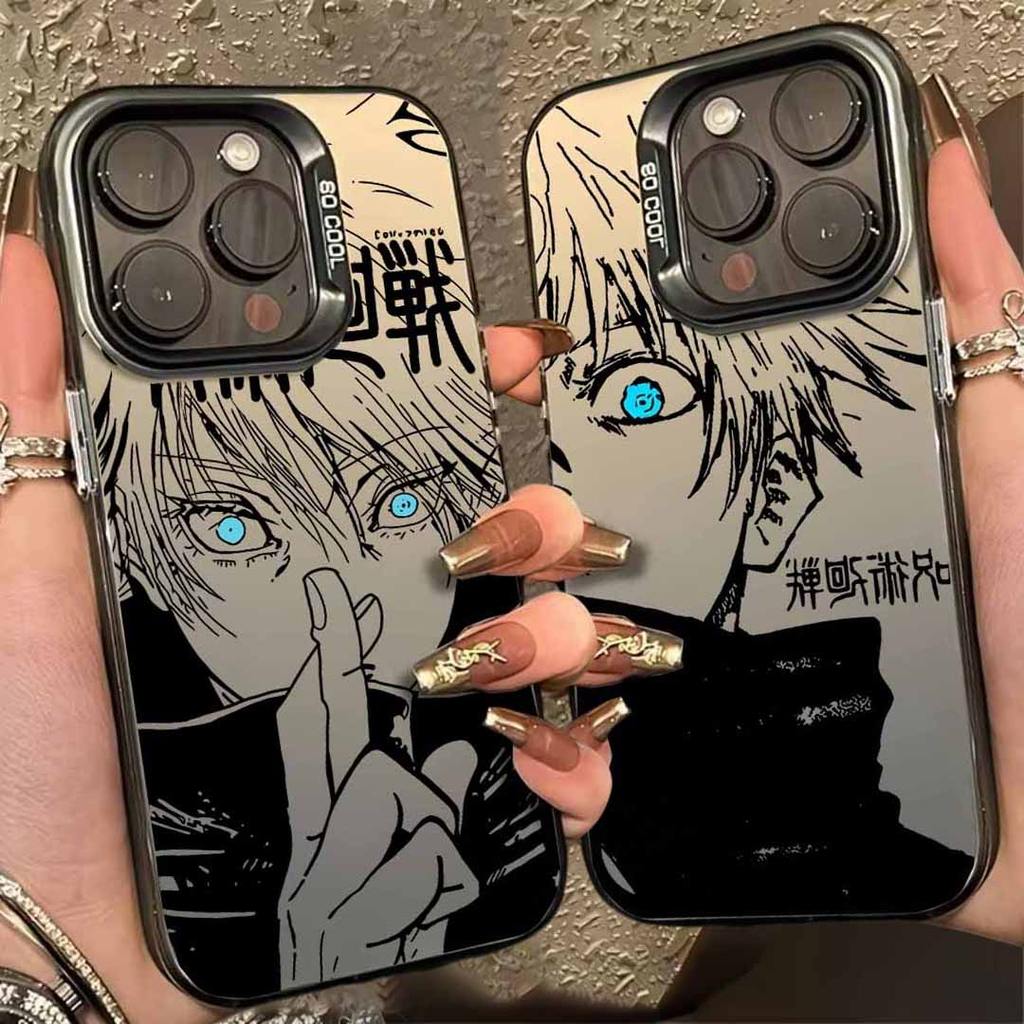 Capa Para Samsung Galaxy A56 A36 A26 A55 A35 A54 A53 A52 A14 A57 A37 A34 A32 A17 A16 5G Escudo Fosco Jujutsu Kaisen Gojo