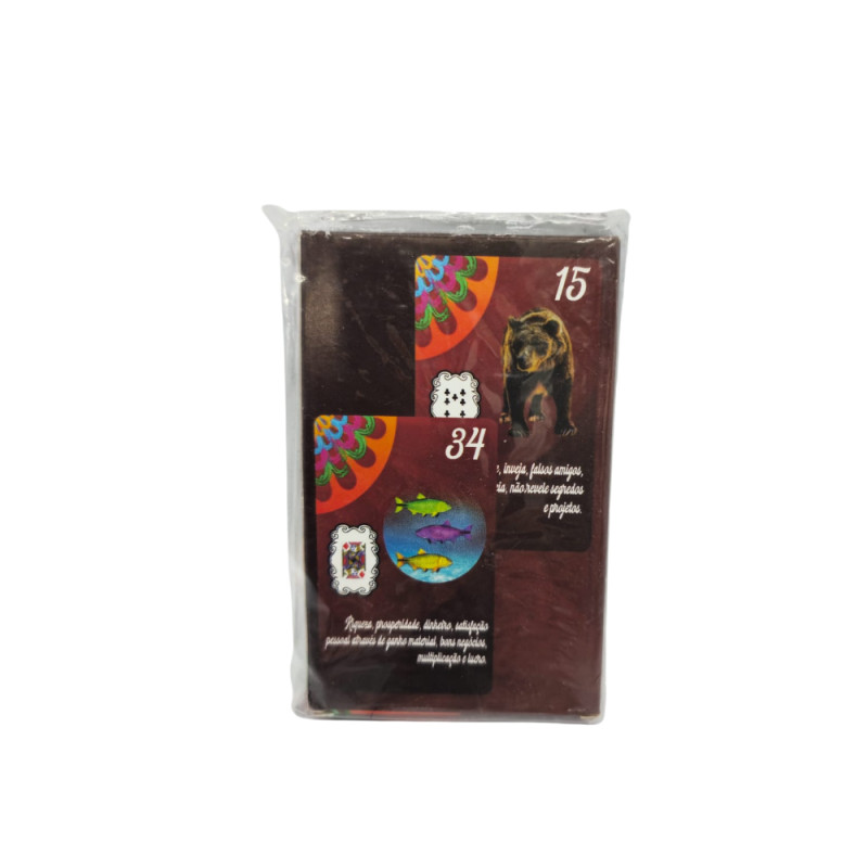 Baralho Tarot da Deusa Cigana Baralho 36 cartas com Instrução Plastificado