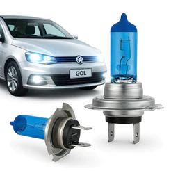 Par Lampada Super Branca H7 8500k Tipo Xenon 12v 55w Envio Rapido