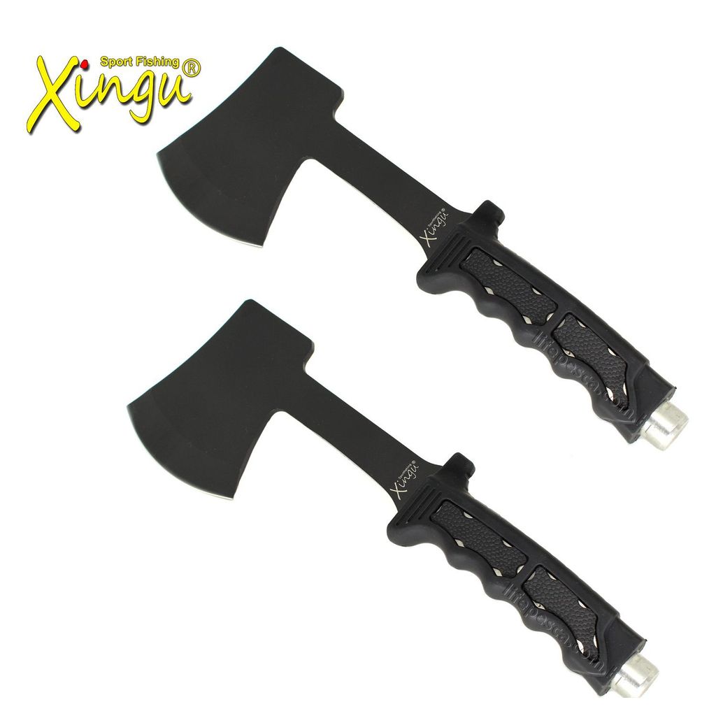 Kit 2 Machadinhos Tático Xingu XV2560 - Cabo Emborrachado com Bainha