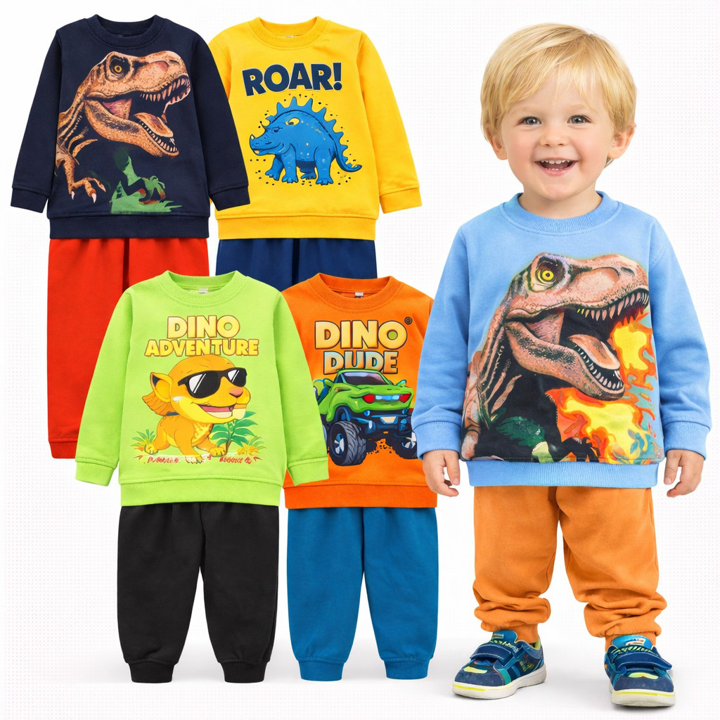 Kit Sortido 2 ou 4 Peças de Moletom Bebê Infantil Menino Inverno Conjuntos Moletom Infantil Masculino Inverno Bebê