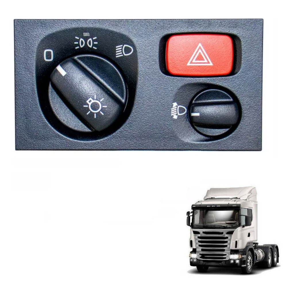 Conjunto Interruptor Farol Para Scania Pgr 2007-2018 1900316