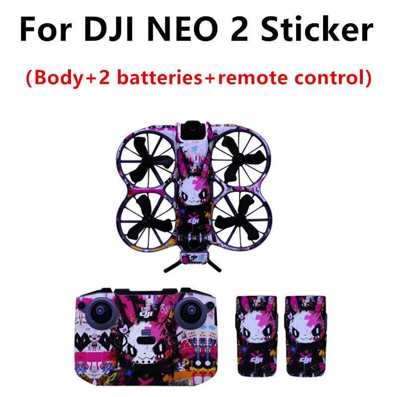 Para DJI NEO 2 Adesivo PVC Corpo Controle Remoto Multicolorido Anti-Risco Película Protetora