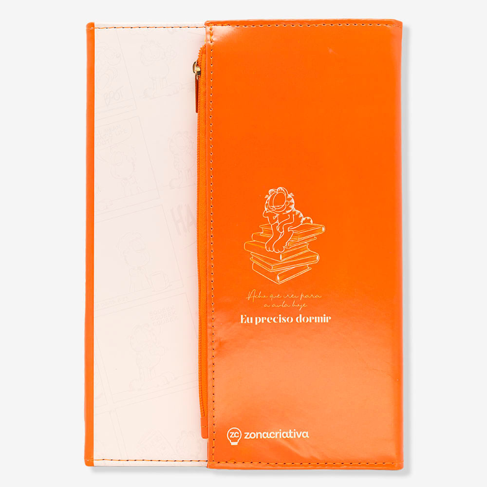 Caderno com Estojo Garfield em Oferta na Shopee