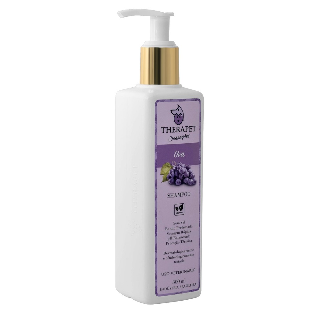 Shampoo Therapet Cães E Gatos Sensações Uva - 300ml